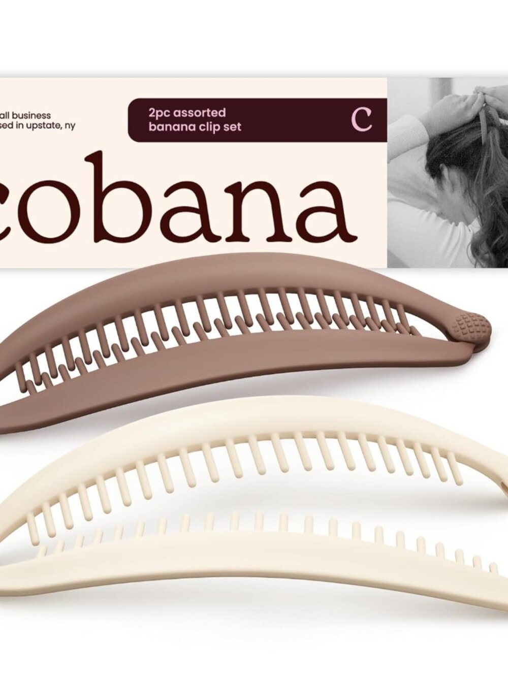 Banana Clip – Large 6'' Volumizing Hair Clip for Medium to Thick Hair – Secure H
